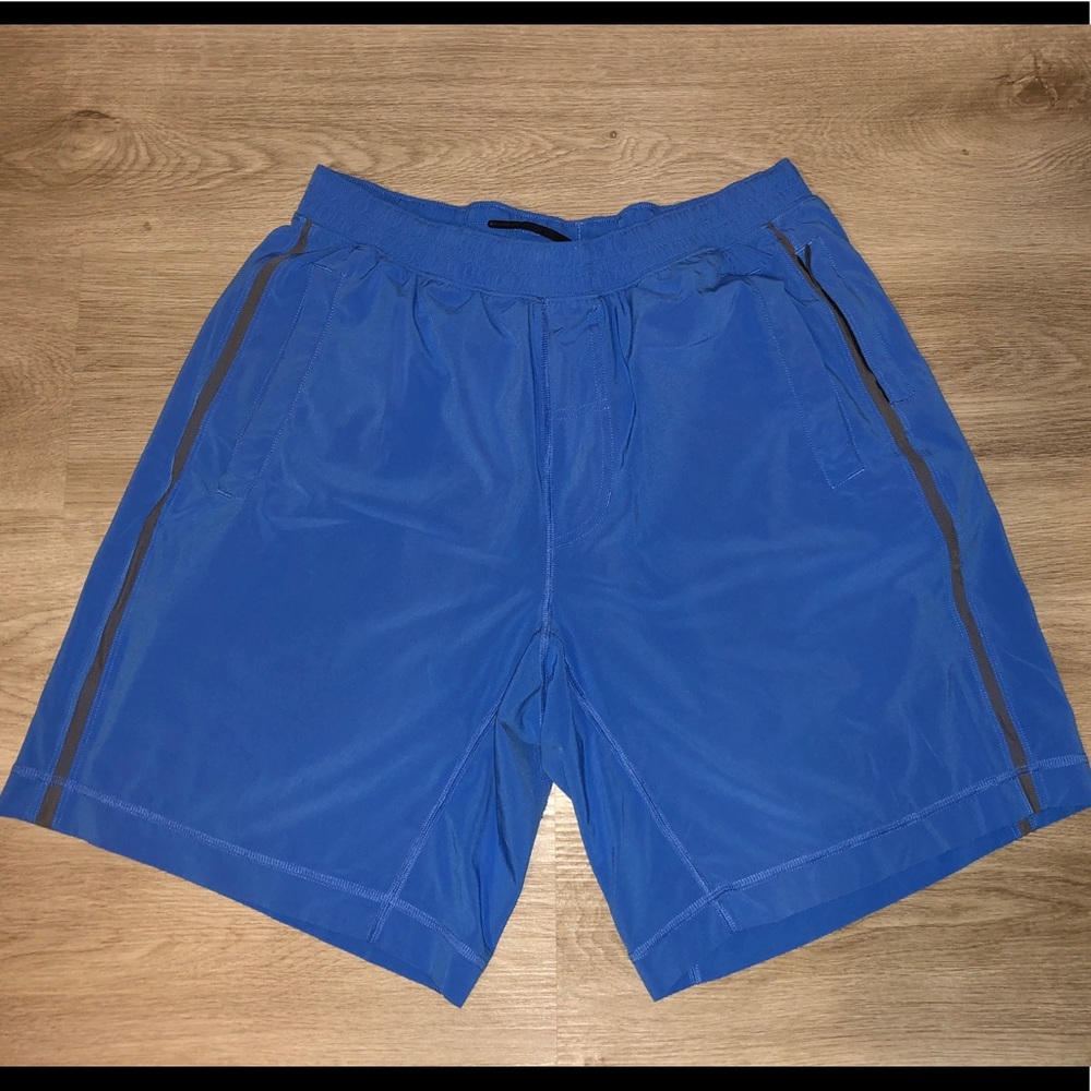 Lululemon Pace Breaker Blue Shorts Size Large